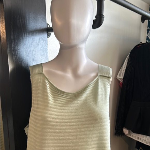 Akris Green Boxy Ribbed Tank Top - Picture 2 of 8